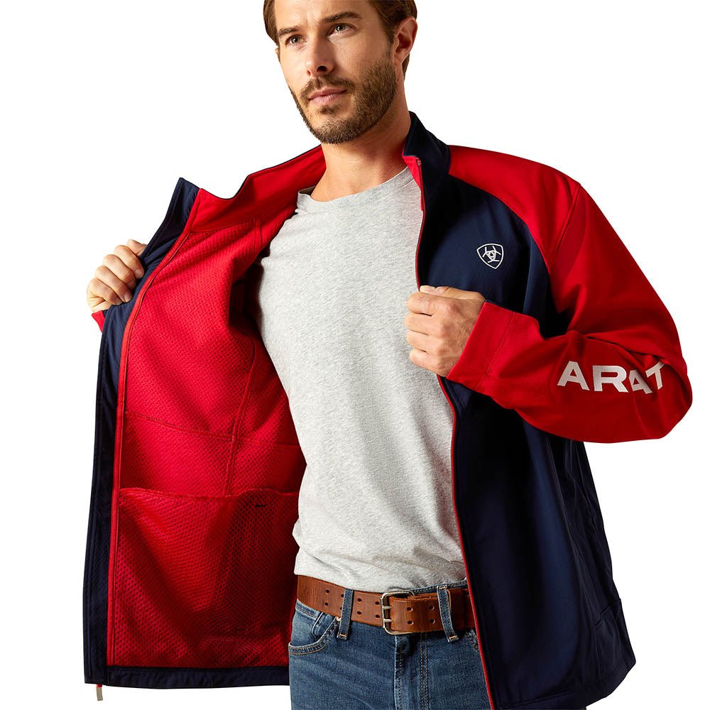 Ariat Mens Team EQ Softshell Jacket - Lightweight Fleece Riding Jacket - Snag N' Style