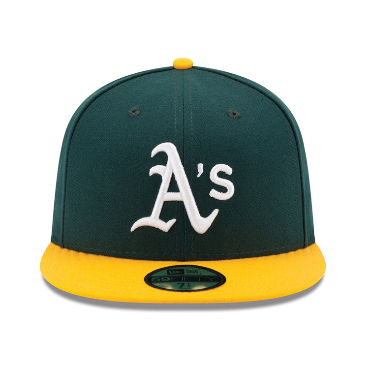 NEW ERA AUTHENTIC COLLECTION OAKLAND ATHLETICS ON-FIELD FITTED HOME HAT 70361054 - Snag N' Style