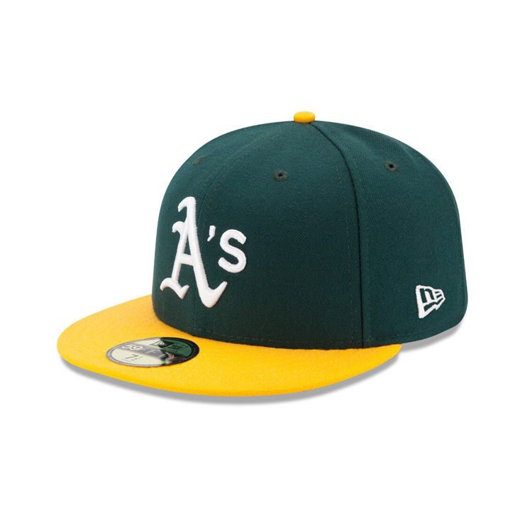NEW ERA AUTHENTIC COLLECTION OAKLAND ATHLETICS ON-FIELD FITTED HOME HAT 70361054 - Snag N' Style