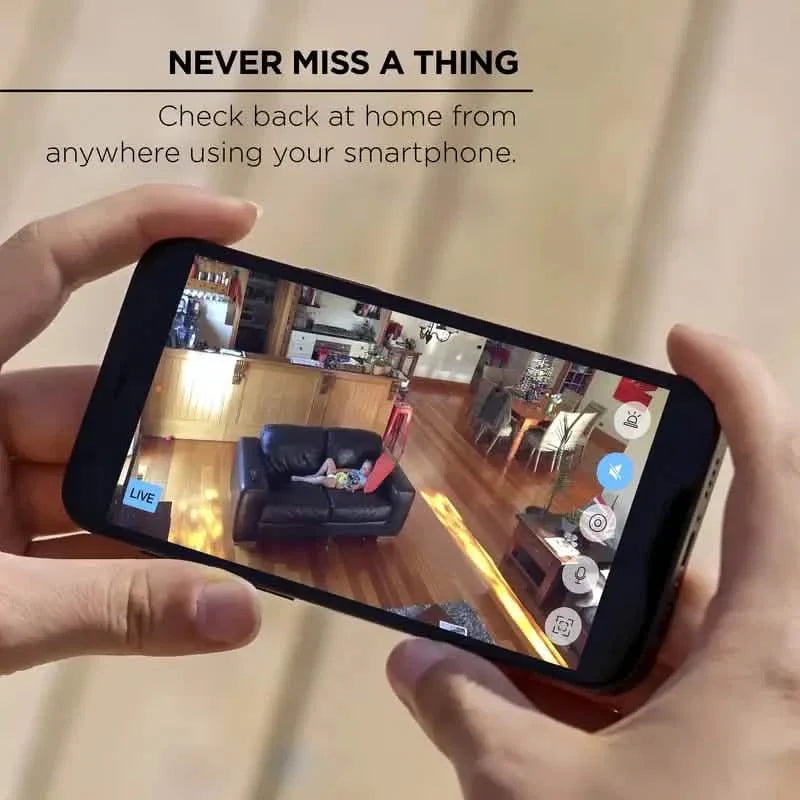 3MP Smart Home Security Camera – Night Vision, Two-Way Audio, Motion Detection, Alexa Compatible - Snag N' Style