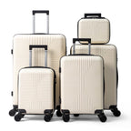 5-Piece Lightweight Luggage Set with Lock – 12/16/20/24/28 Inch - Snag N' Style