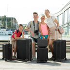 5-Piece Lightweight Luggage Set with Lock – 12/16/20/24/28 Inch - Snag N' Style