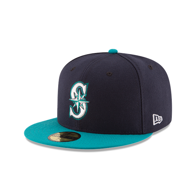 Seattle Mariners 59FIFTY On Field Navy/Teal Game 5950 70360952 - Snag N' Style