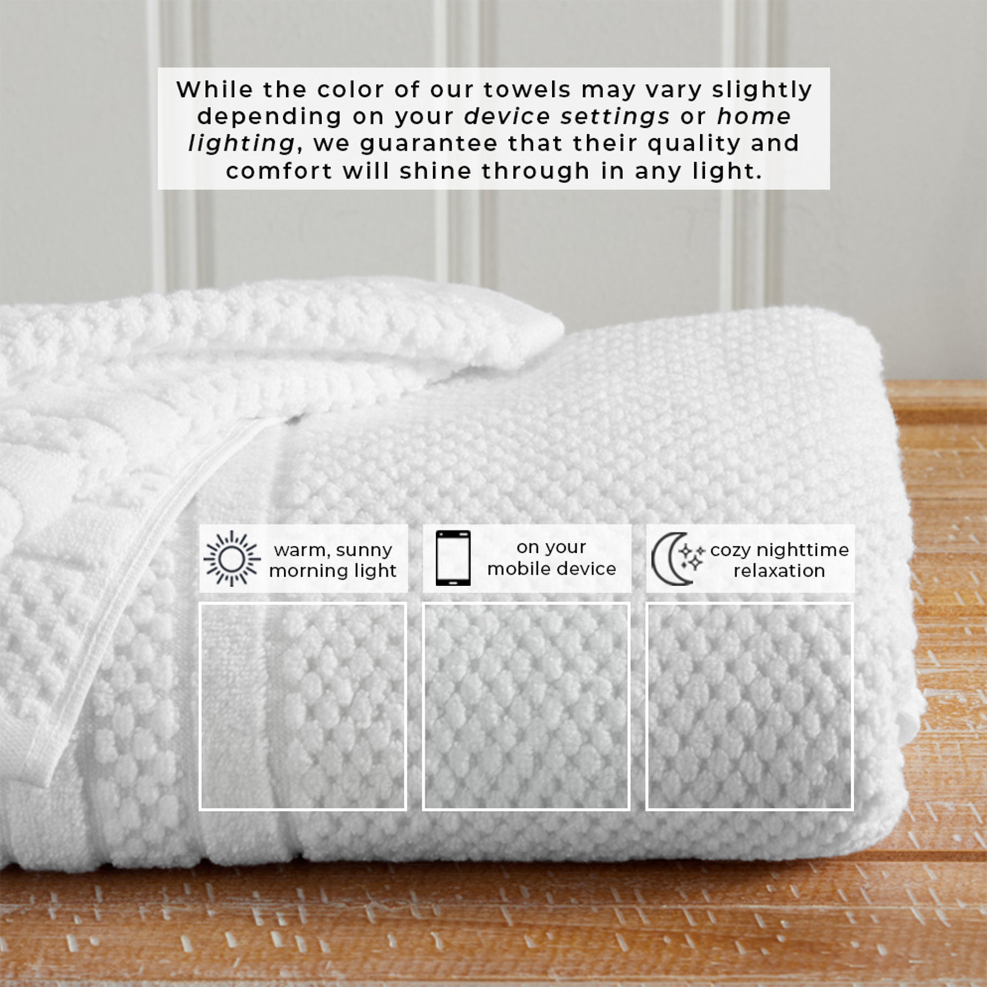 100% Cotton Checkered Jacquard Bath Towel Set - Giuliana Collection - Snag N' Style