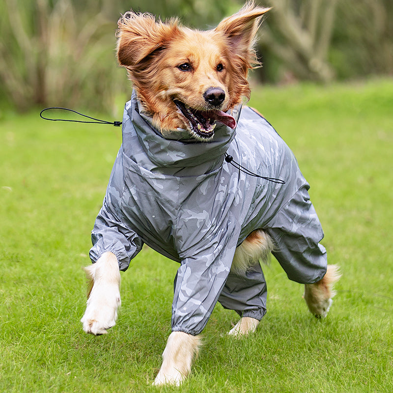 Raincoat Outdoor Waterproof Reflective Coat For Large Dogs And Pets - Snag N' Style