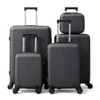 5-Piece Lightweight Luggage Set with Lock – 12/16/20/24/28 Inch - Snag N' Style