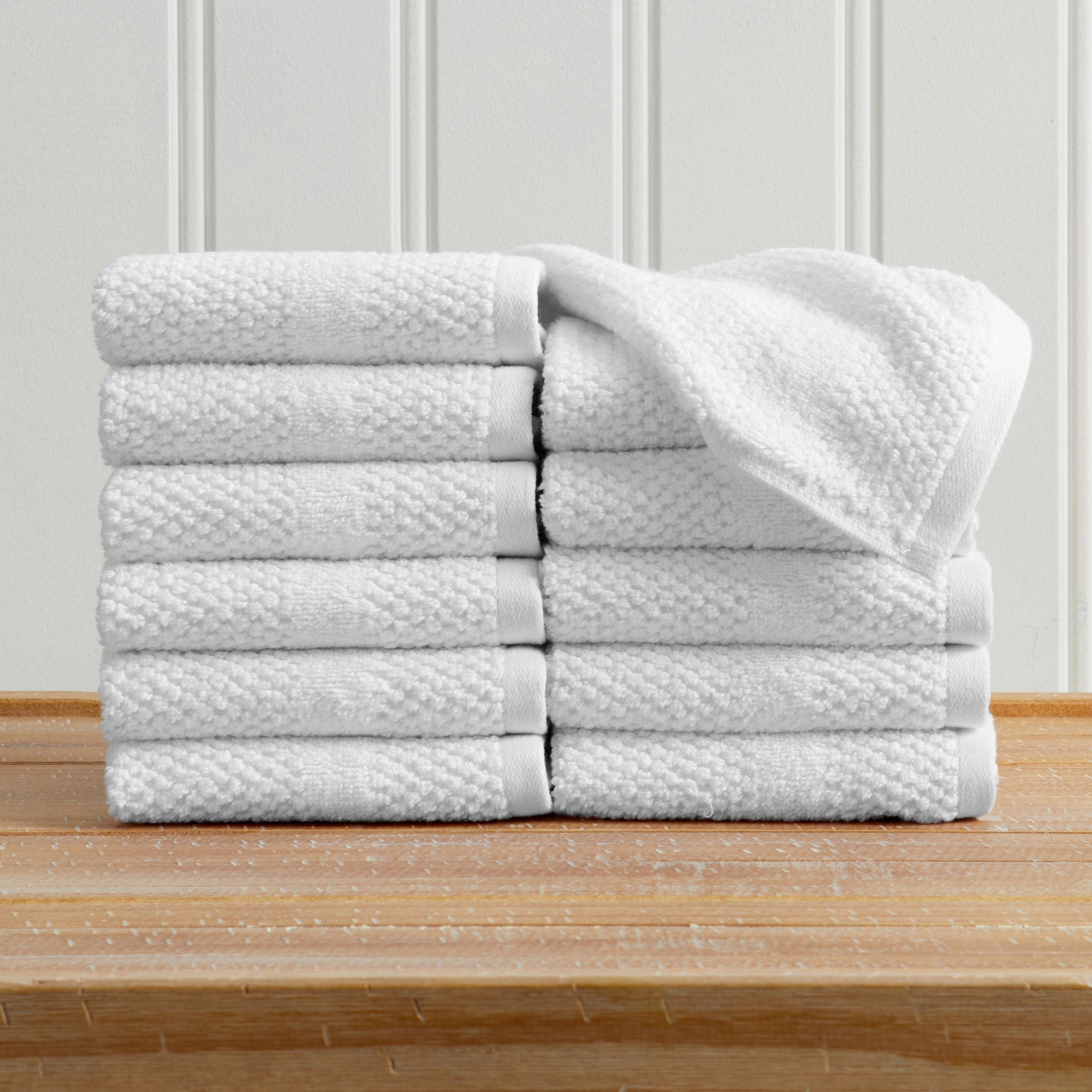 100% Cotton Woven Texture Bath Towel Set - Marbella Collection - Snag N' Style