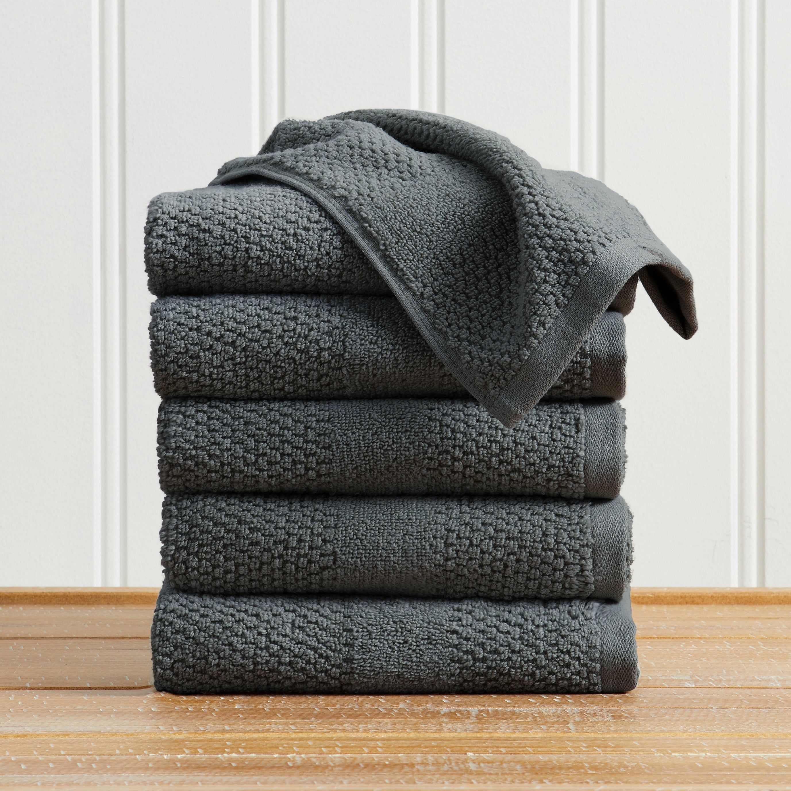 100% Cotton Woven Texture Bath Towel Set - Marbella Collection - Snag N' Style