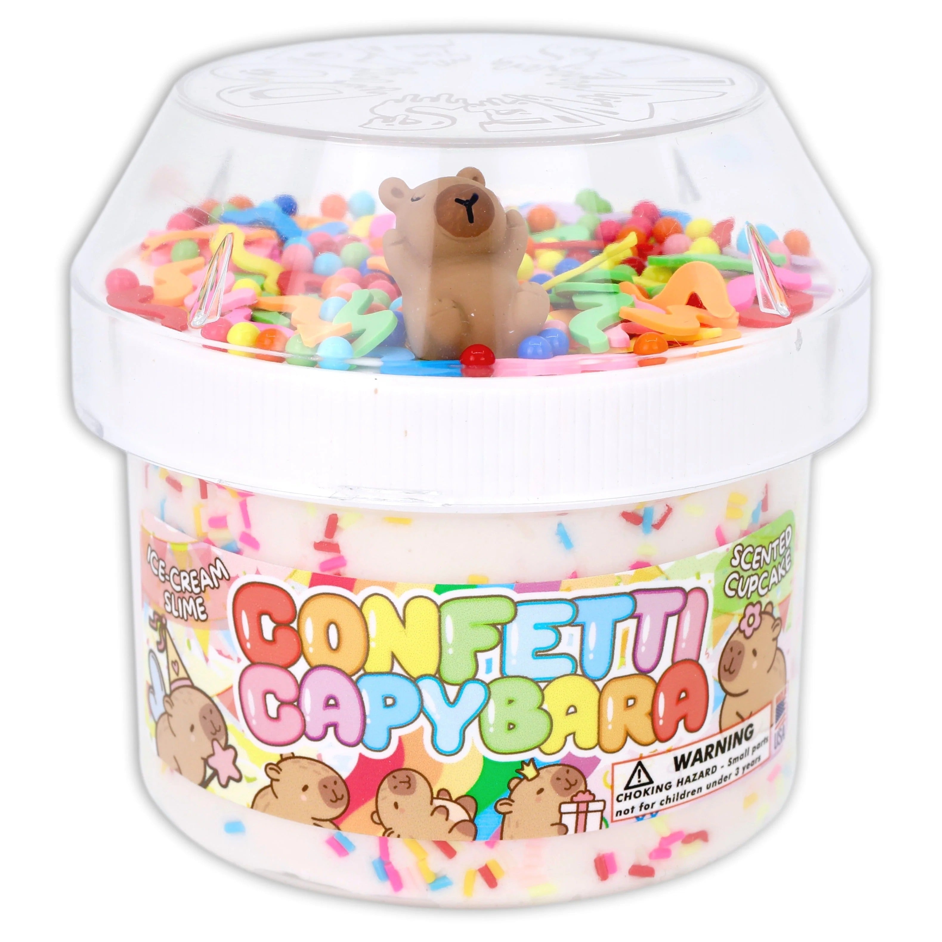 Confetti Capybara Dope Slime - Snag N' Style