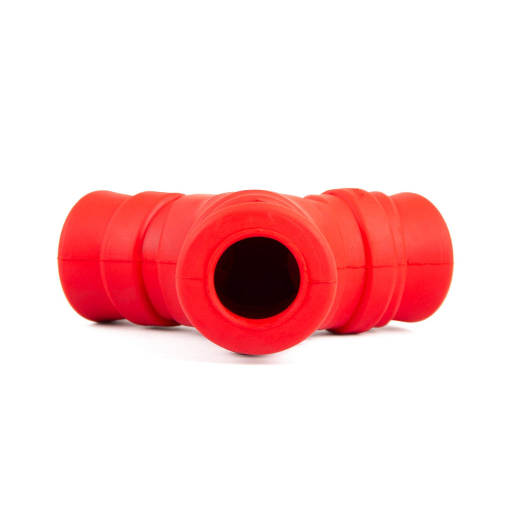 Jeffers Red "Y" Natural Rubber Dental Dog Chew Toy for Medium Chewers - Snag N' Style