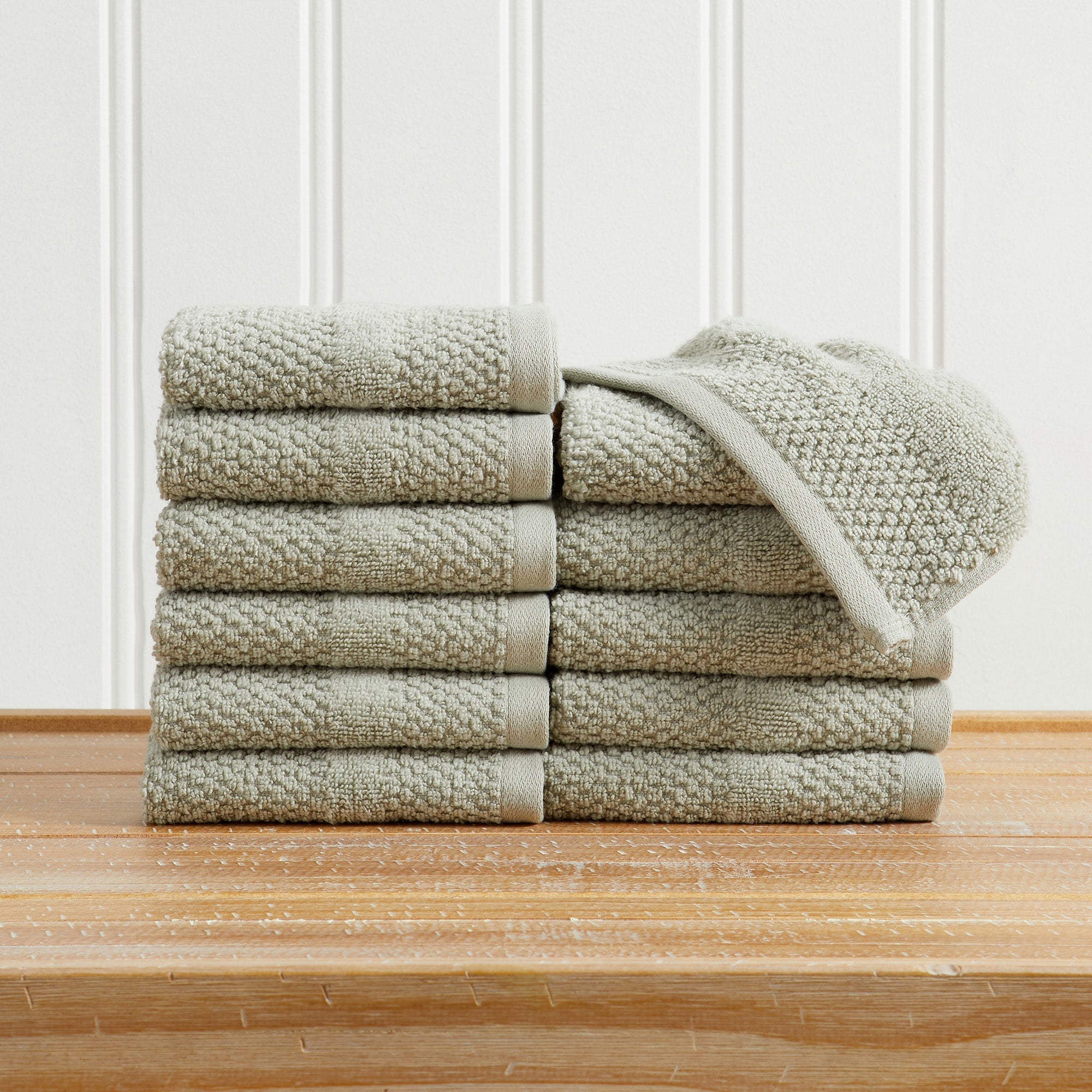 100% Cotton Woven Texture Bath Towel Set - Marbella Collection - Snag N' Style