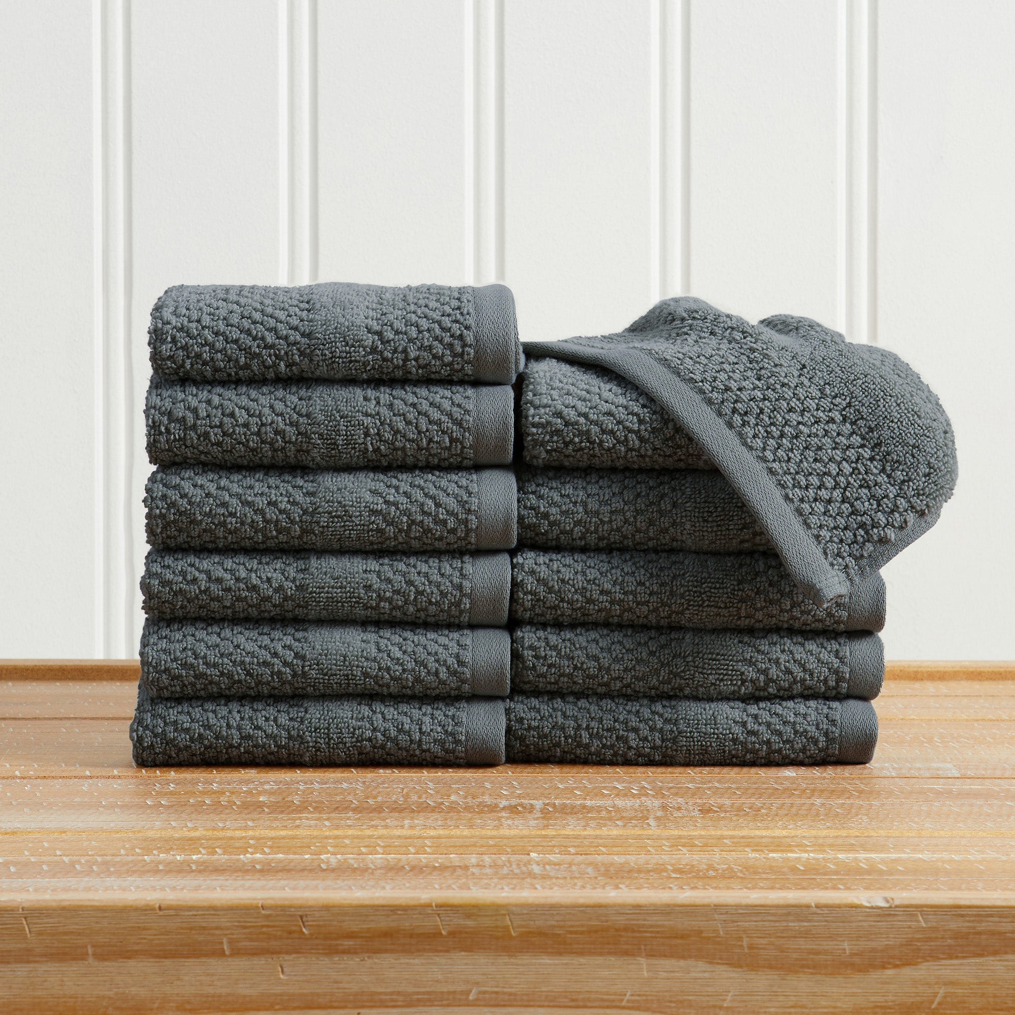 100% Cotton Woven Texture Bath Towel Set - Marbella Collection - Snag N' Style