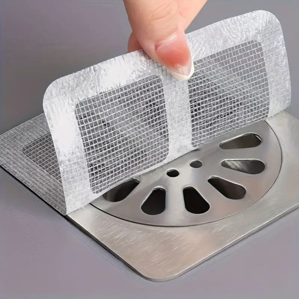 10 Pack Disposable Shower Drain Hair Catcher - Snag N' Style