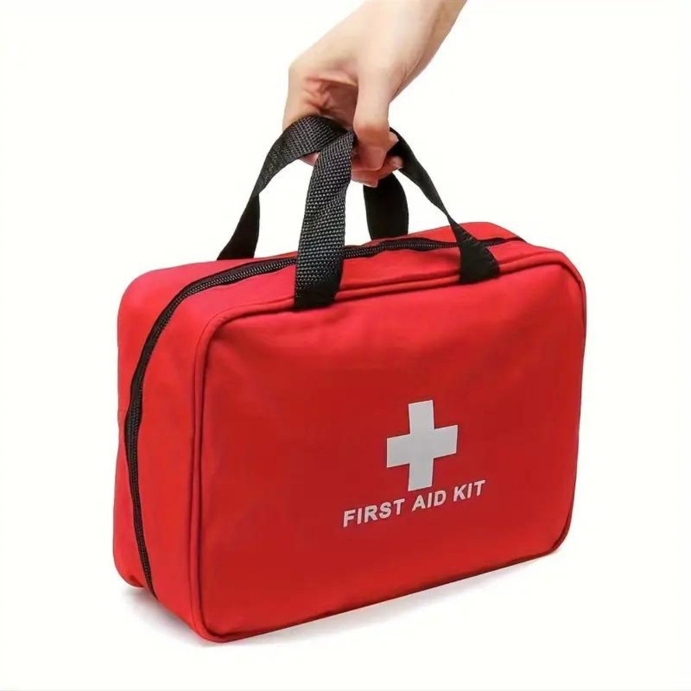 173pcs Large First Aid Kit: Portable Bag For Outdoor Hunting, Hiking, Camping And More - Including Emergency Supplies! - Snag N' Style