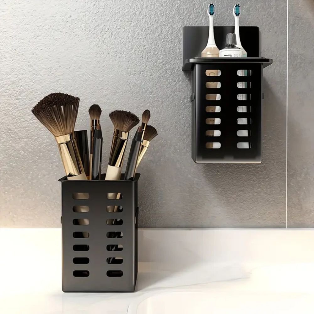 1pc Modern Wall-Mounted Bathroom Organizer - Snag N' Style