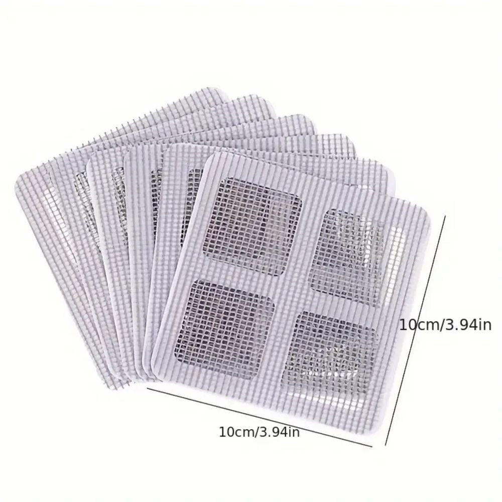 10 Pack Disposable Shower Drain Hair Catcher - Snag N' Style