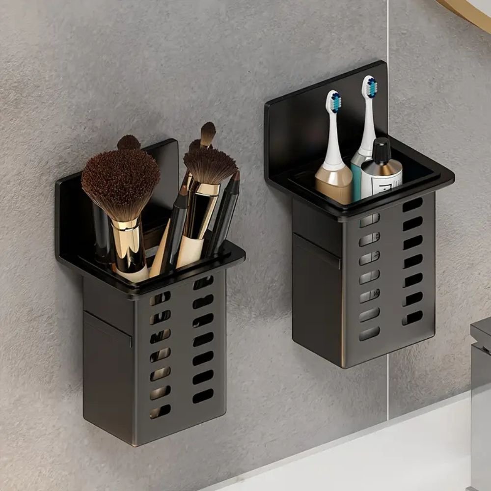 1pc Modern Wall-Mounted Bathroom Organizer - Snag N' Style