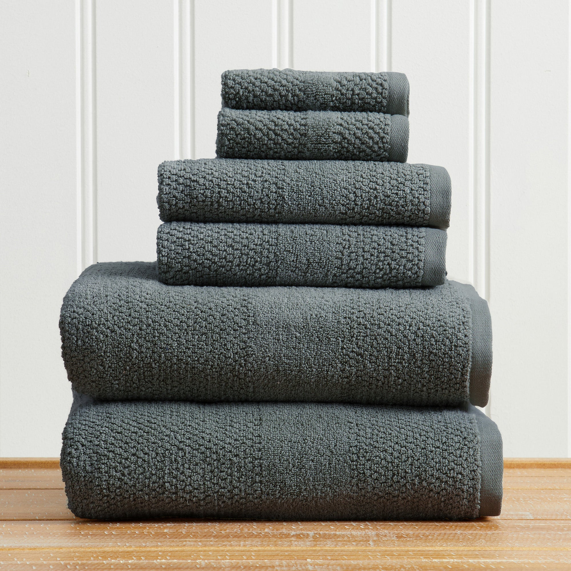 100% Cotton Woven Texture Bath Towel Set - Marbella Collection - Snag N' Style