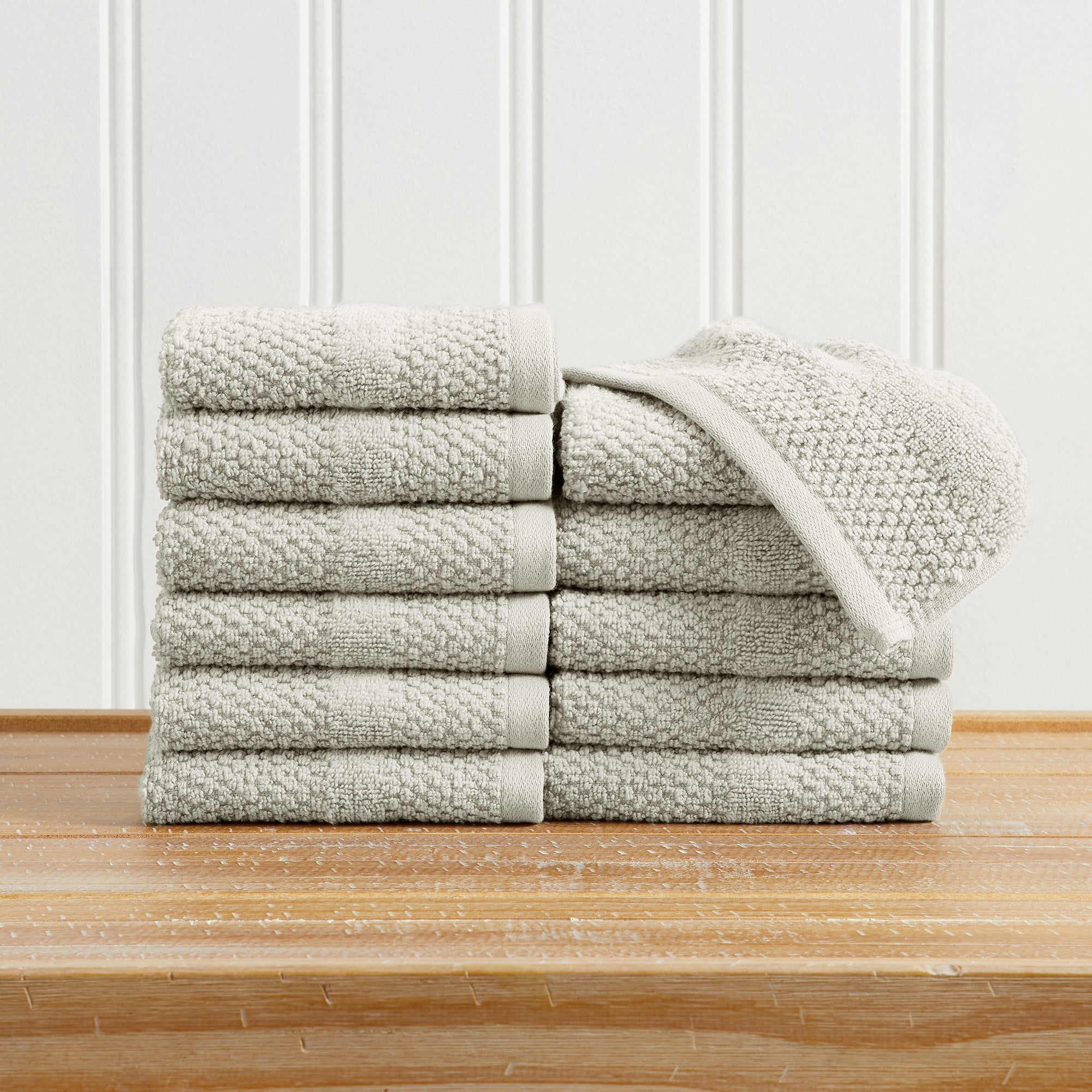 100% Cotton Woven Texture Bath Towel Set - Marbella Collection - Snag N' Style