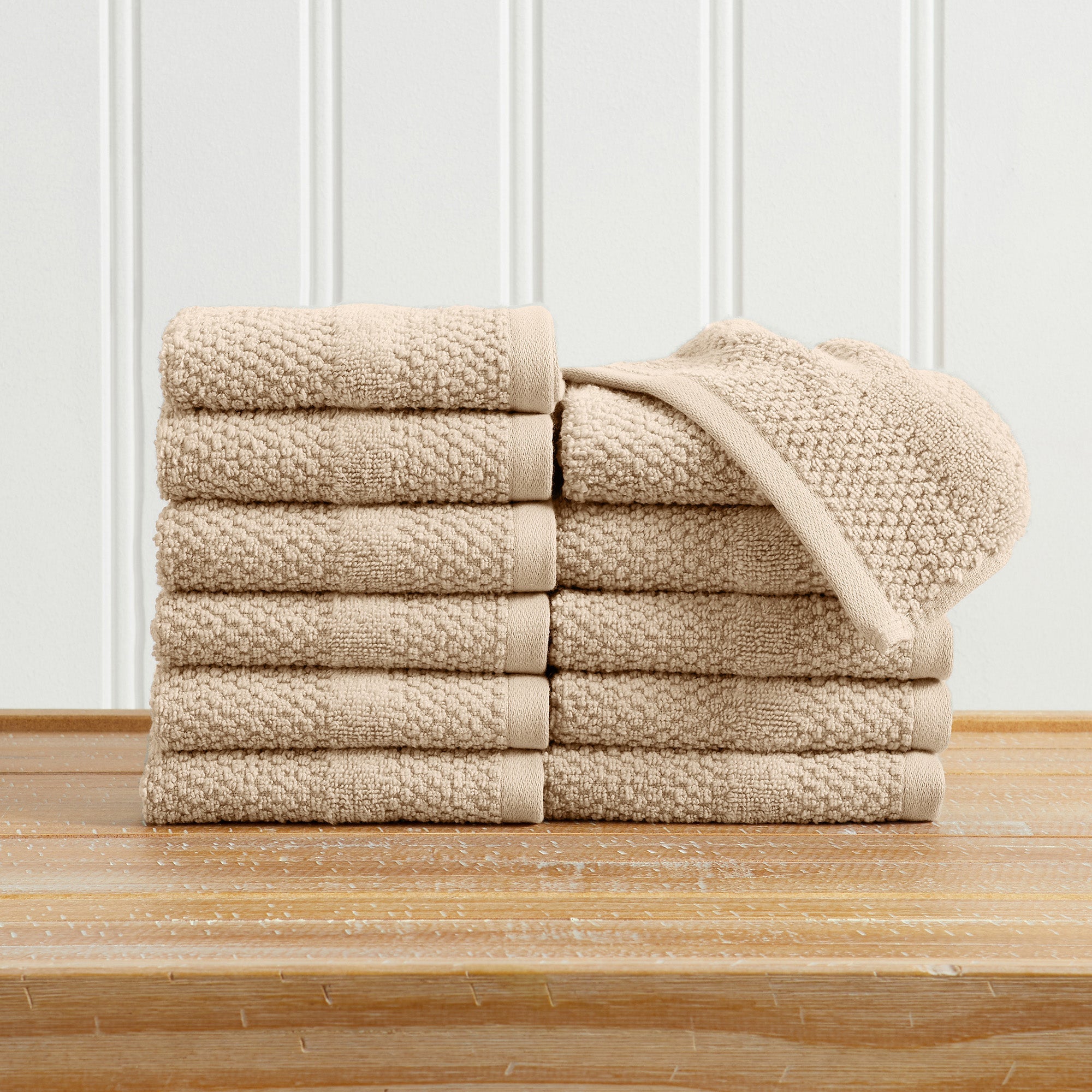 100% Cotton Woven Texture Bath Towel Set - Marbella Collection - Snag N' Style