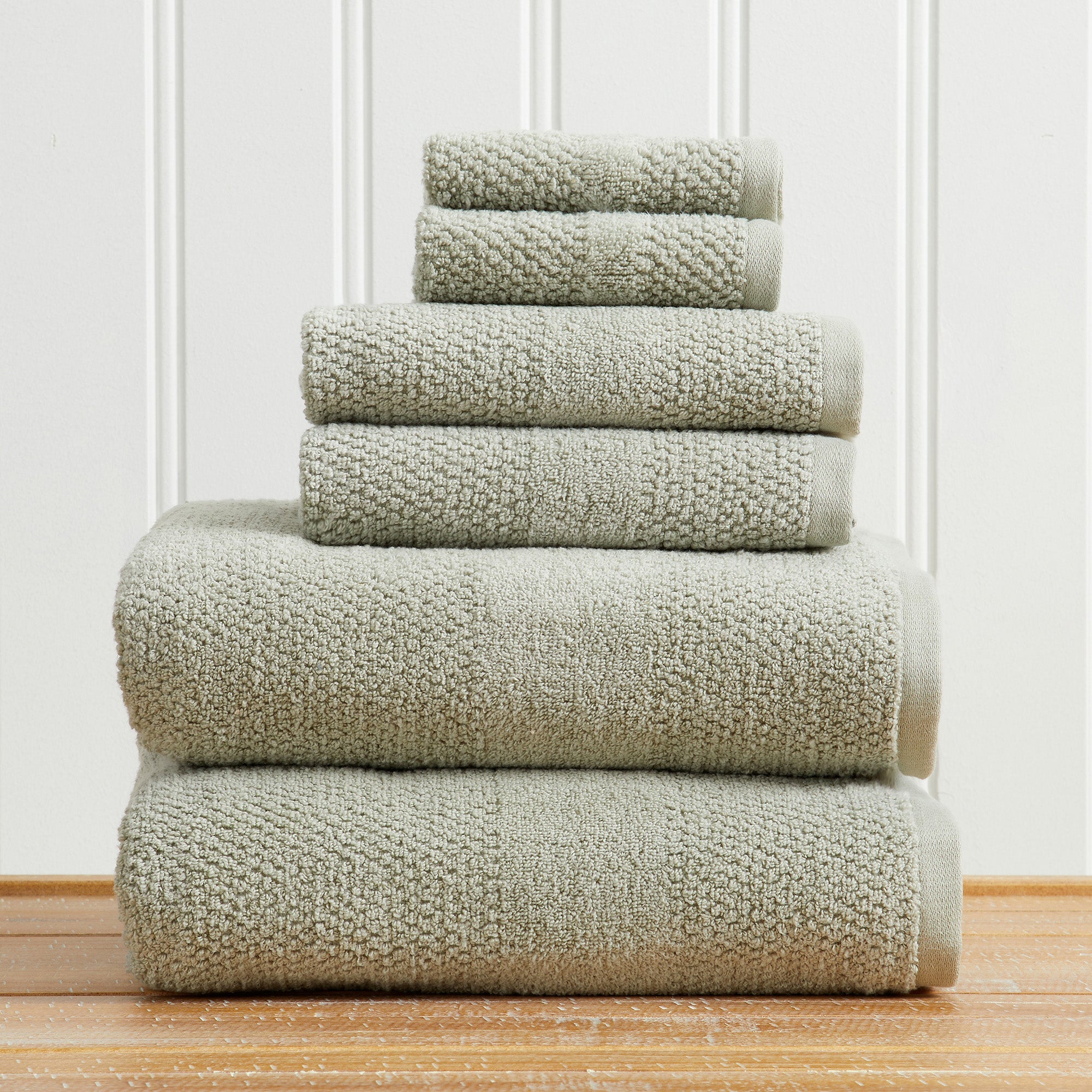100% Cotton Woven Texture Bath Towel Set - Marbella Collection - Snag N' Style