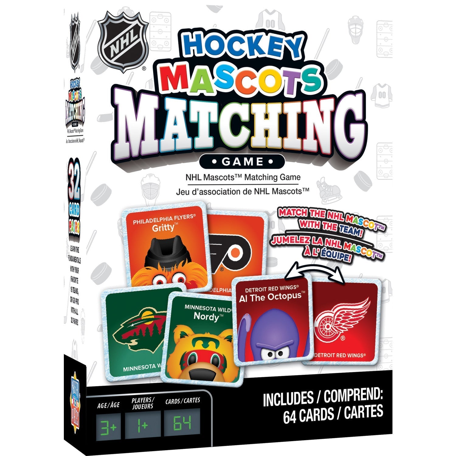 NHL Mascots Matching Game by MasterPieces Puzzle Company INC - Snag N' Style