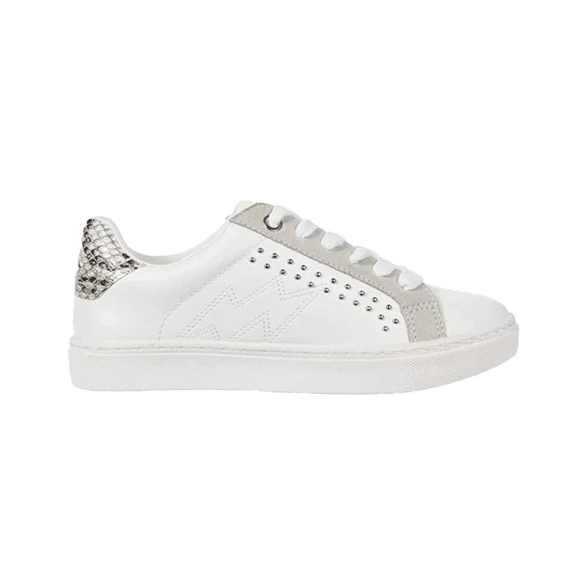 Steve Madden Big Girls JBianca White Fashion Sneaker, Size 1 - Snag N' Style