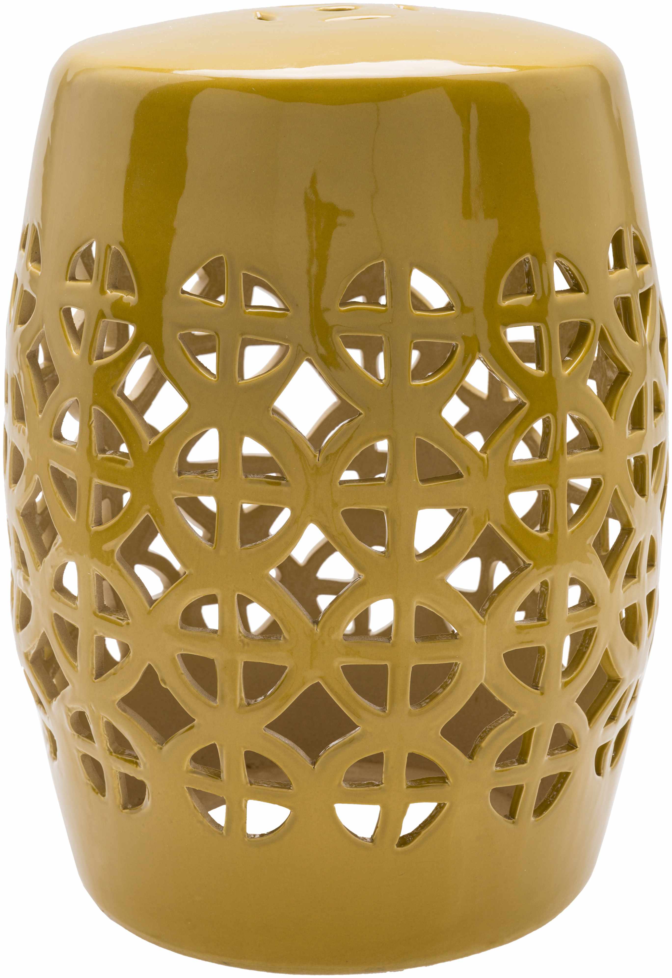 Yellow Ceramic Side Table - Snag N' Style