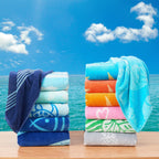 Cotton Velour Beach Towel - Maui Collection - Snag N' Style