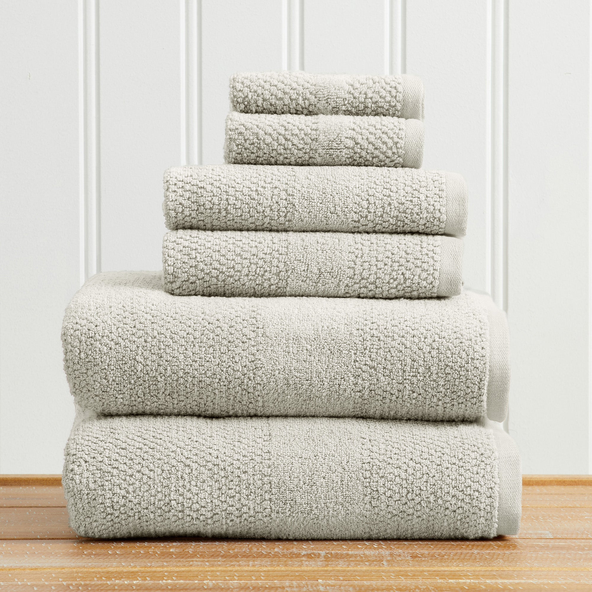 100% Cotton Woven Texture Bath Towel Set - Marbella Collection - Snag N' Style