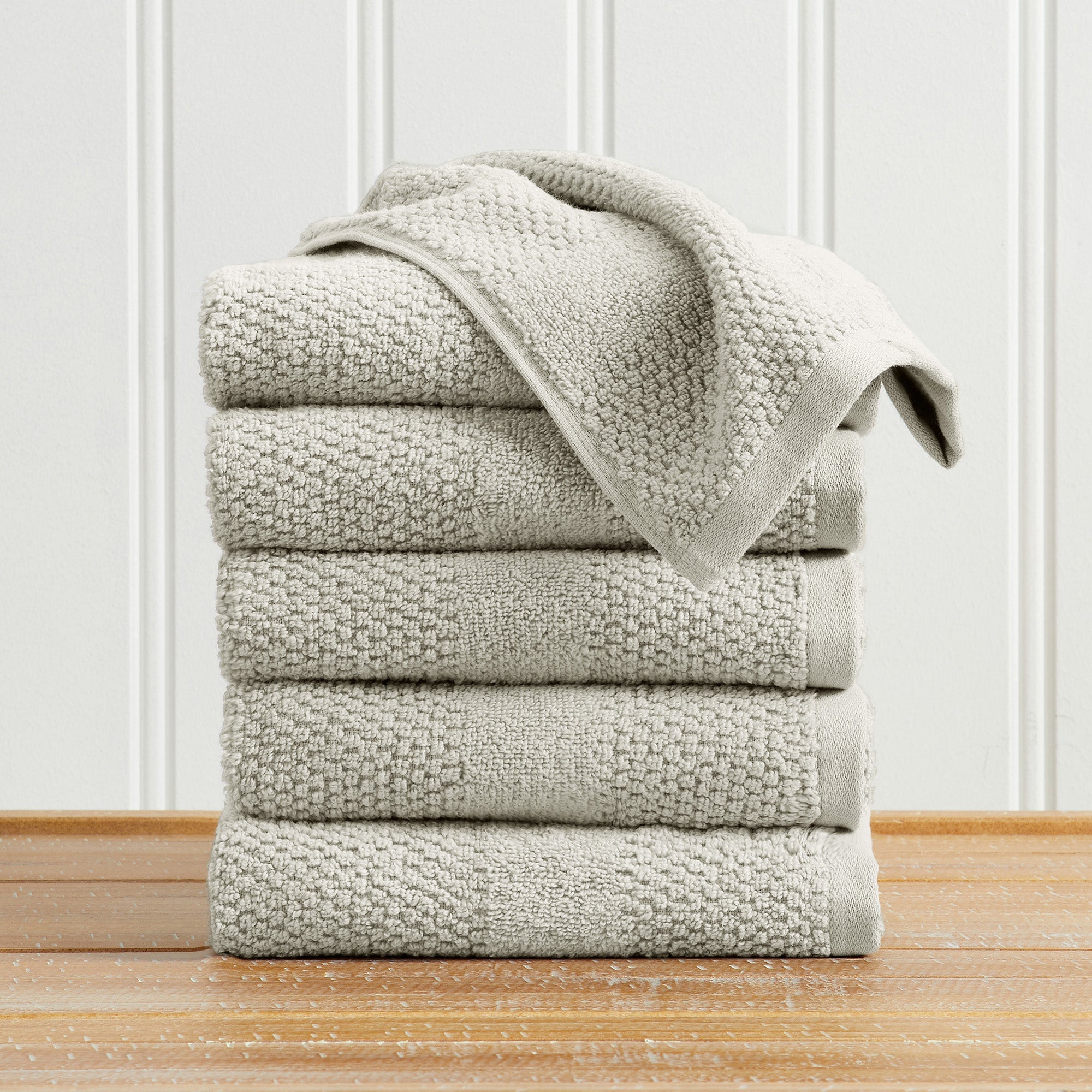 100% Cotton Woven Texture Bath Towel Set - Marbella Collection - Snag N' Style