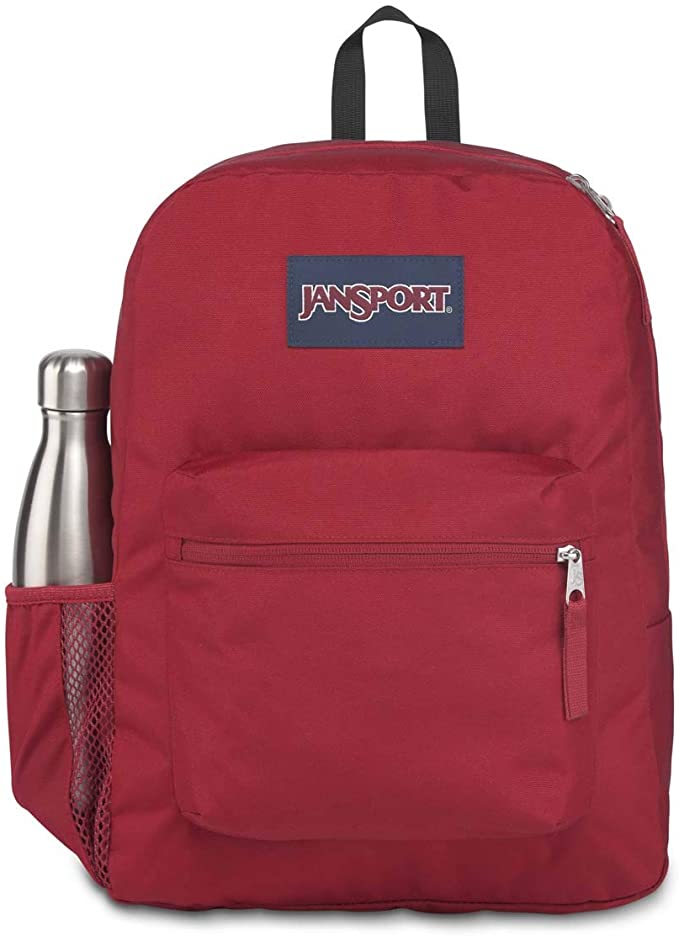 Jansport | Cross Town Backpack (Viking Red - One Size) - Snag N' Style