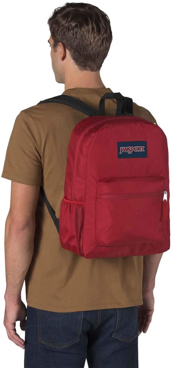 Jansport | Cross Town Backpack (Viking Red - One Size) - Snag N' Style