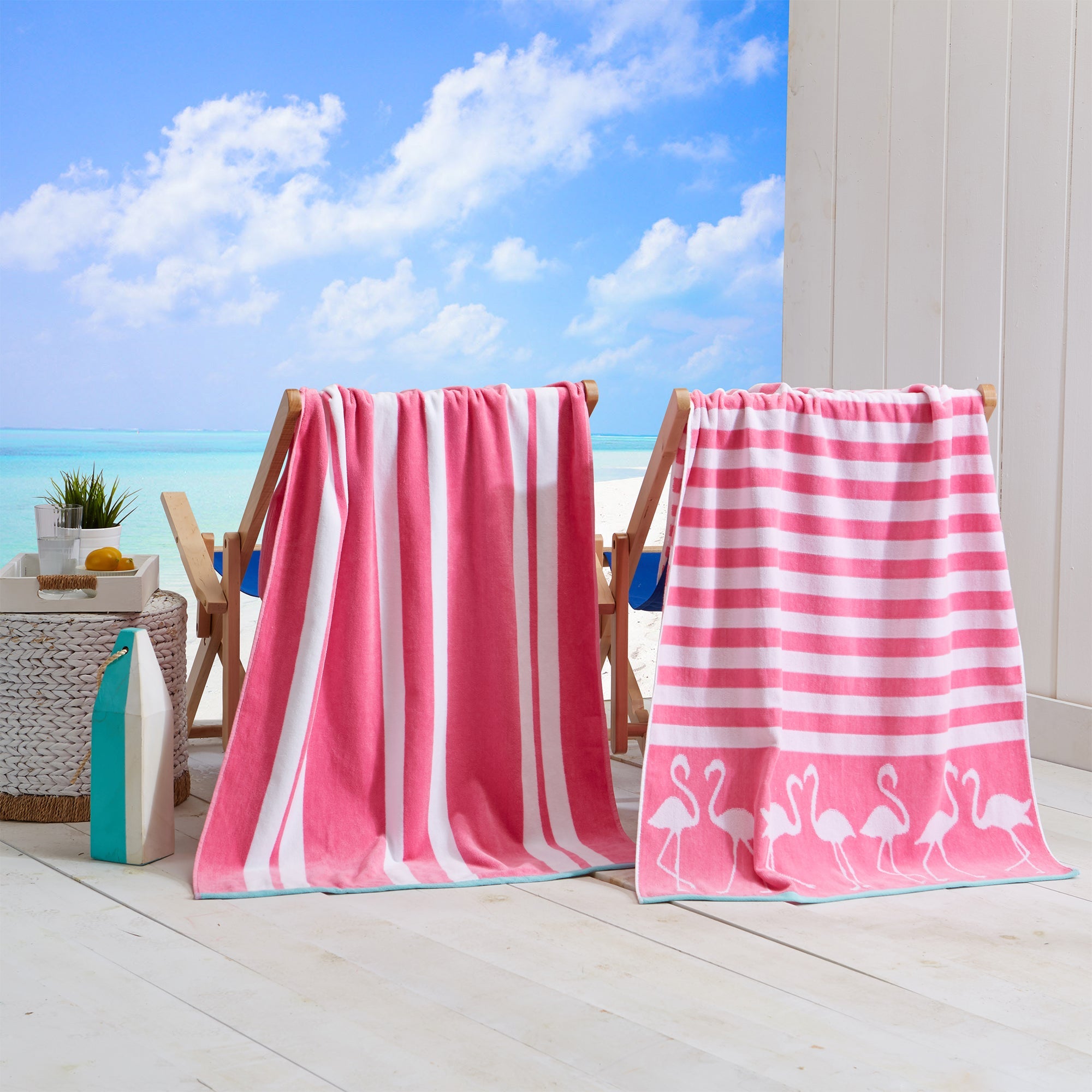 Cotton Velour Beach Towel - Maui Collection - Snag N' Style