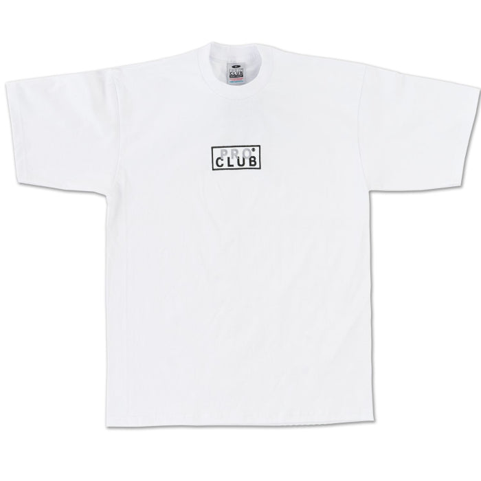 Pro Club Heavyweight Short Sleeve Embroidered Box Logo Tee - Snag N' Style
