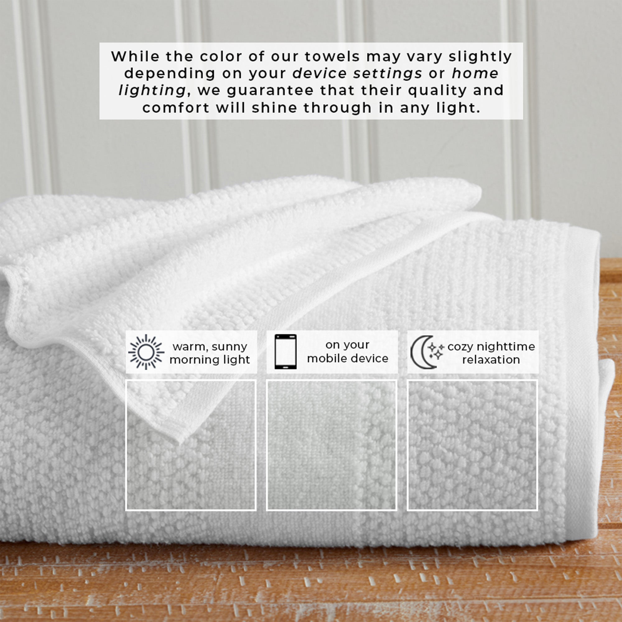 100% Cotton Woven Texture Bath Towel Set - Marbella Collection - Snag N' Style